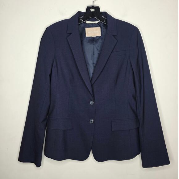 Banana Republic Jackets & Blazers - Banana Republic navy blue wool 2 button blazer suit jacket - 8 career corpcore